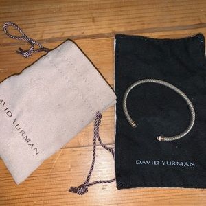 AUTHENTIC David Yurman cable bracelet